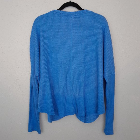 Urban Outfitters Out From Under V-Neck Waffle Knit Button Front Cardigan Size L - Picture 9 of 10